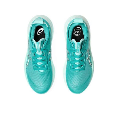 Asics Gel-Nimbus 27 Wave Teal & Illuminate Mint Asics Gel-Nimbus 27 Wave Teal & Illuminate Mint